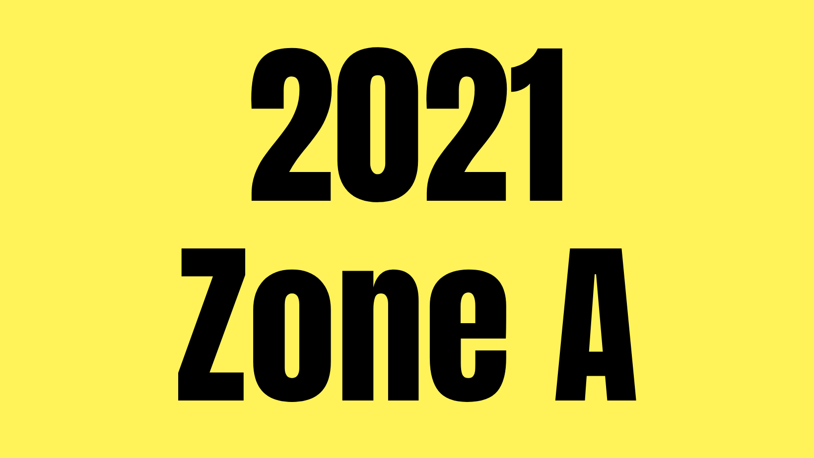 2021 Zone A