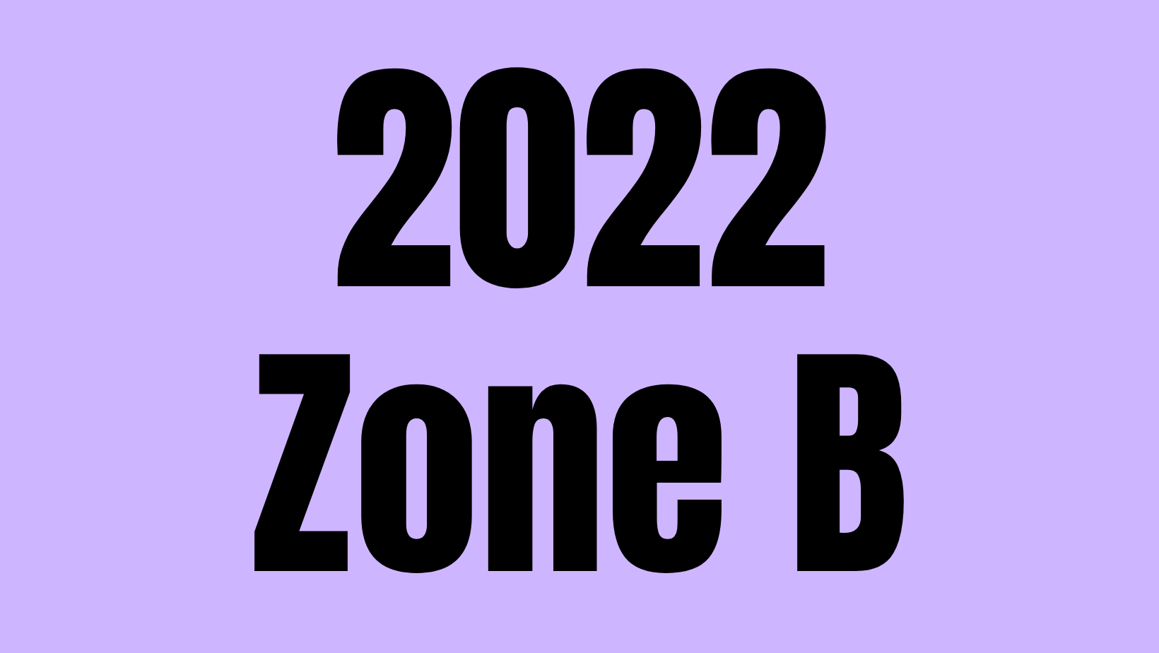 2022 Zone B