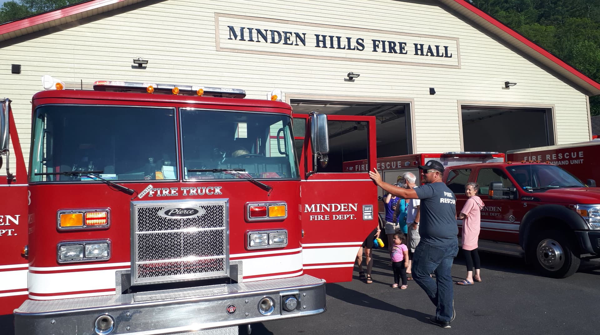 Fire Station with Truck