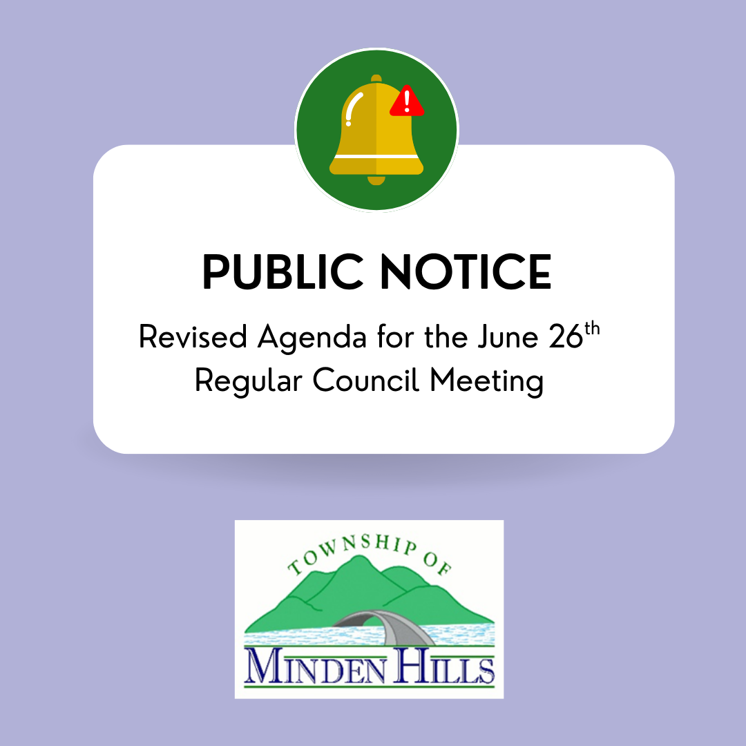 Public Notice for Revised Regular Council Meeting Agenda