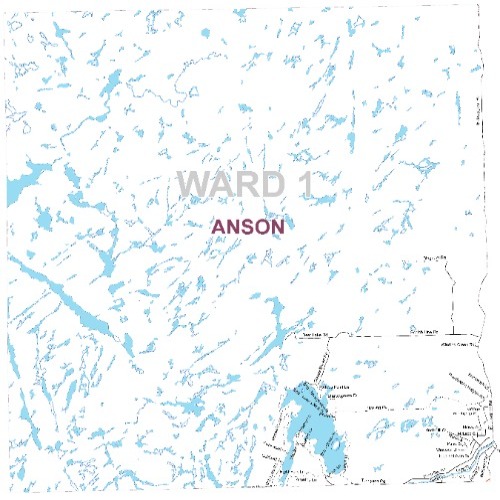 Ward 1 Anson map