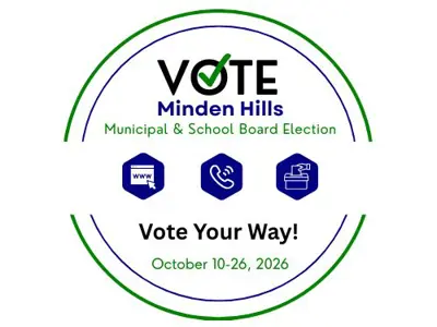 Minden Hills Votes Circle Logo